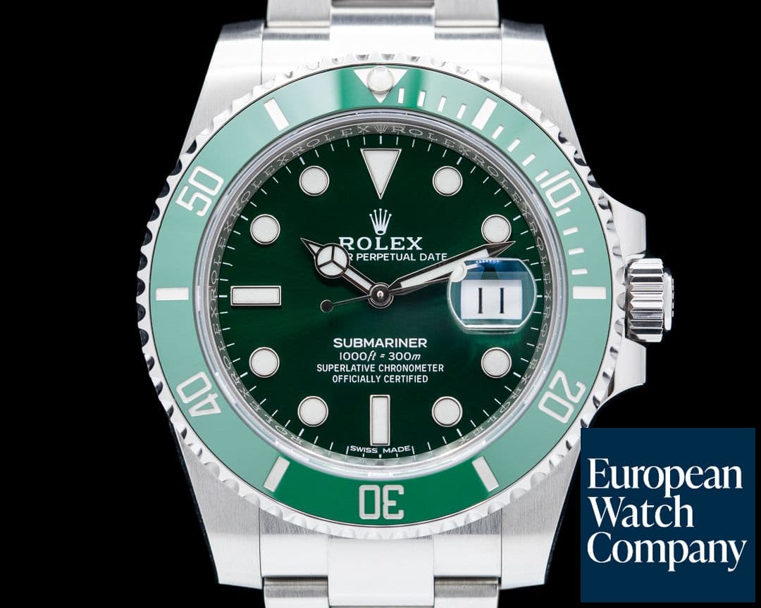 Image of Rolex Submariner "Hulk" Green Ceramic Bezel Green Dial SS 2019