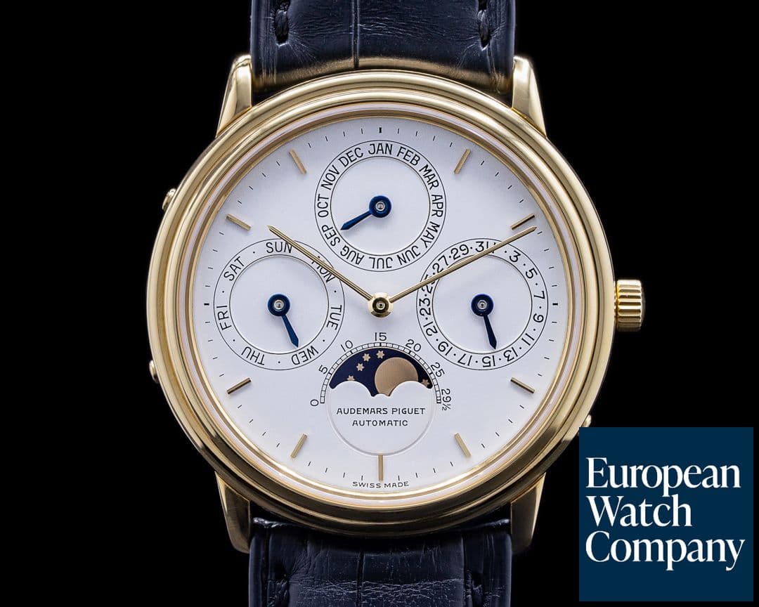 Image of Audemars Piguet Quantieme Perpetual Calendar 18K Yellow Gold Circa 1987