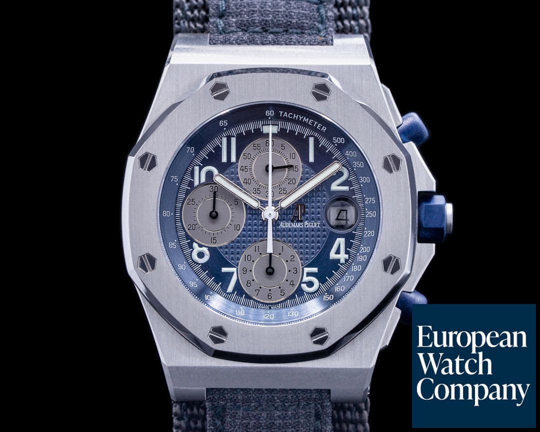 Image of Audemars Piguet Royal Oak Offshore Blue Dial "Beast" 25770ST