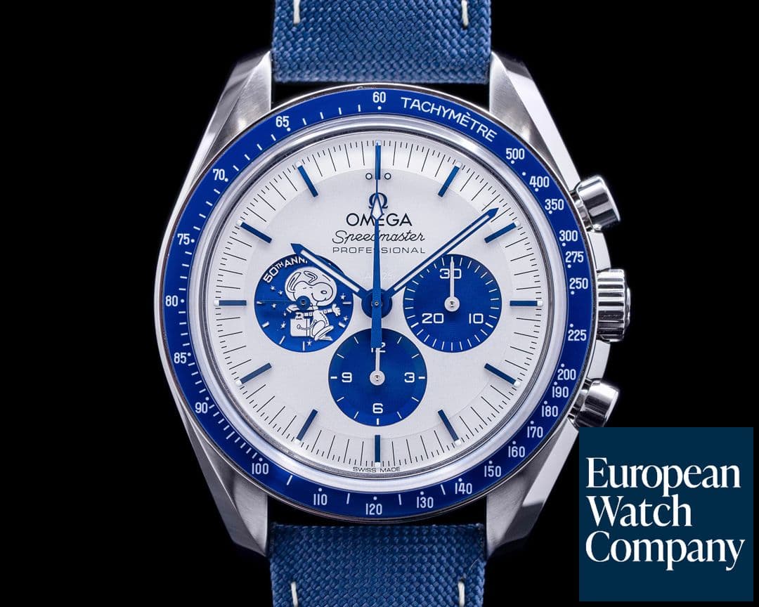 Image of Omega Speedmaster Silver Snoopy Award 50th Anniversary UNWORN