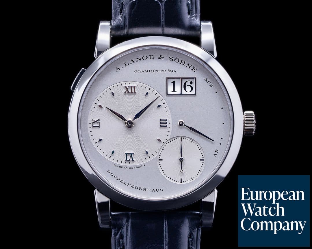 Image of A. Lange and Sohne Lange 1 191.025 Platinum Silver Dial 38.5MM 2021