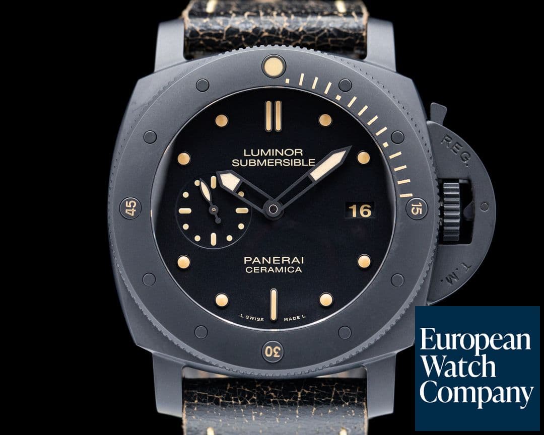 Image of Panerai Luminor 1950 Submersible 1950 Ceramic 3 Day