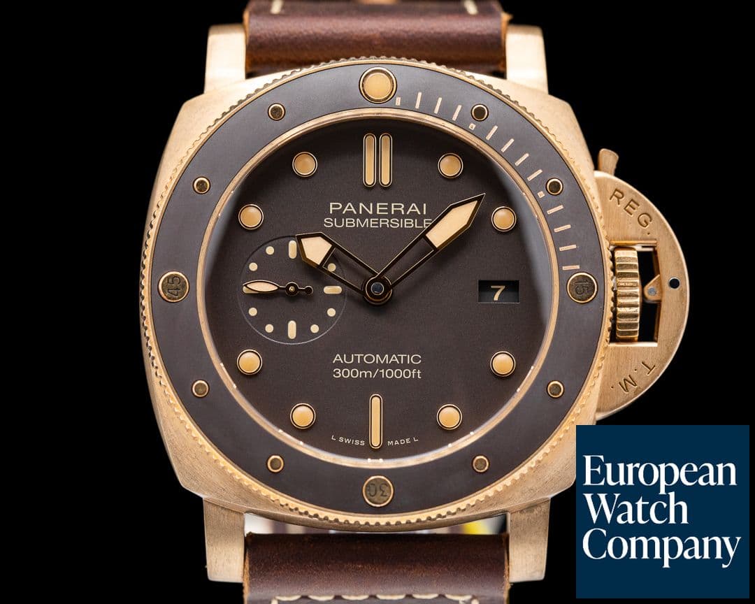 Image of Panerai Luminor Submersible 1950 BRONZE 3 Days Automatic UNWORN