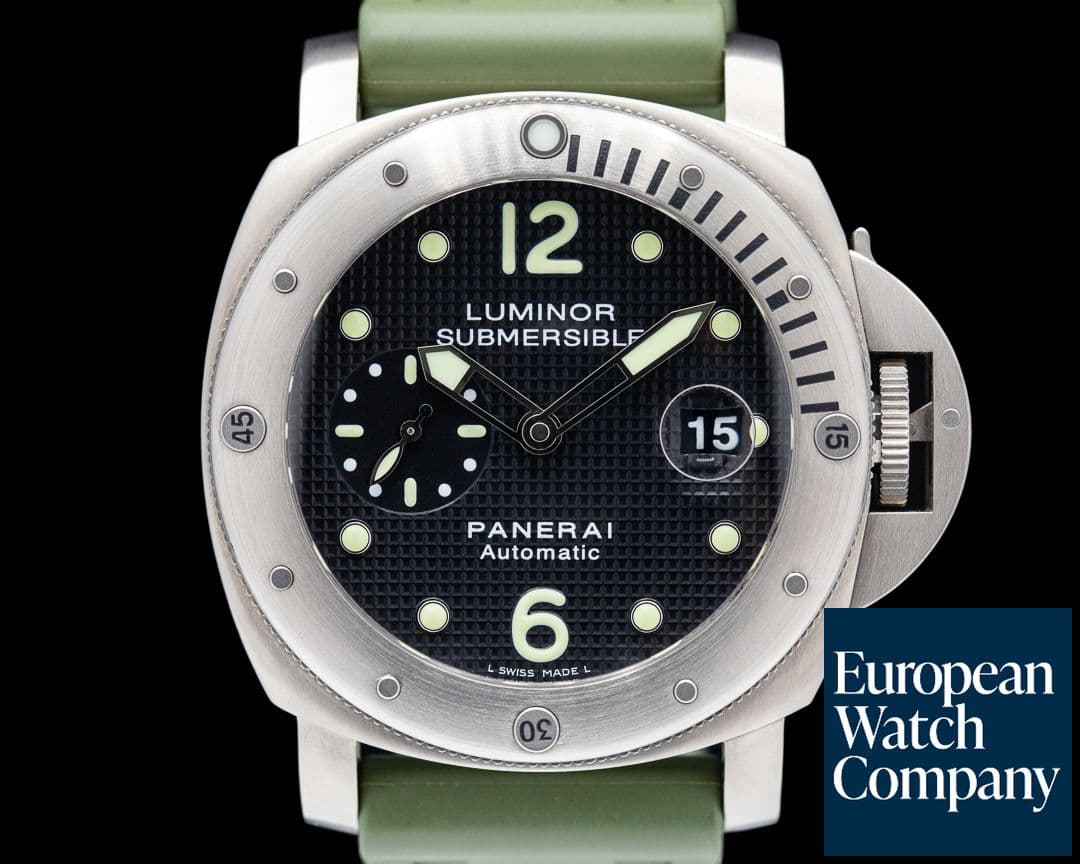 Image of Panerai Luminor Submersible Titanium / Rubber