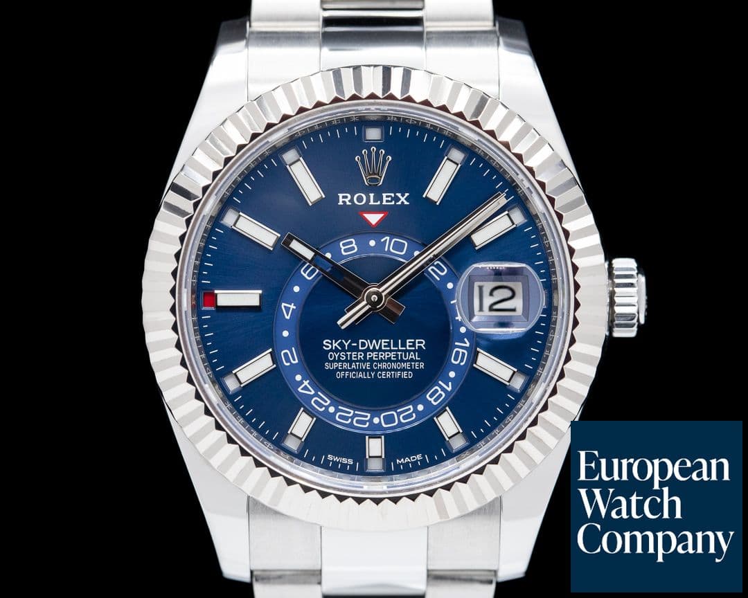 Image of Rolex Sky Dweller 326934 Steel Blue SS / Oyster 2019