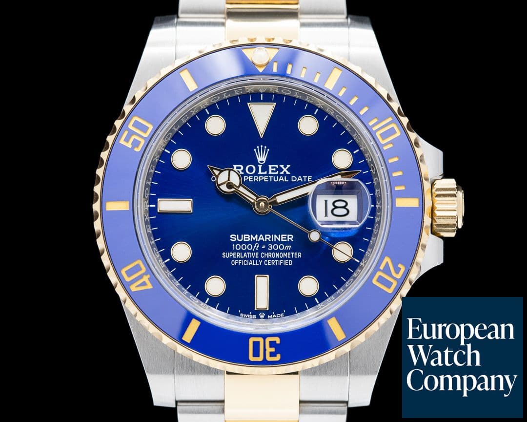 Image of Rolex Submariner 41MM 126613LB Ceramic Blue Dial 18K / SS Like New 2022