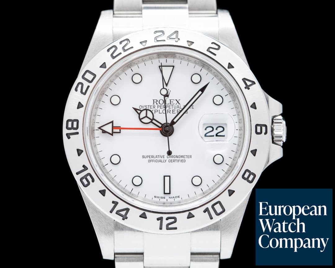 Image of Rolex Explorer II 16570 White Polar "Swiss only" dial