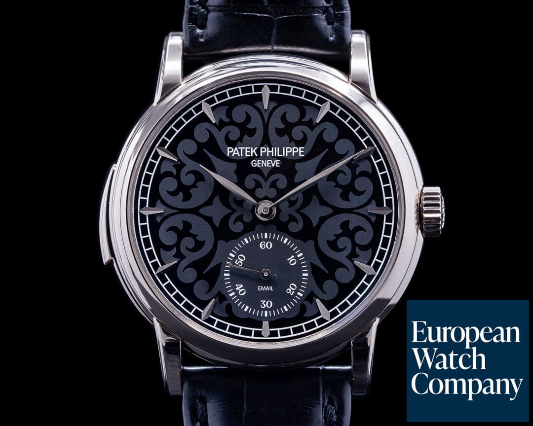 Image of Patek Philippe 5078G-010 Grand Complication Minute Repeater Black Enamel RARE