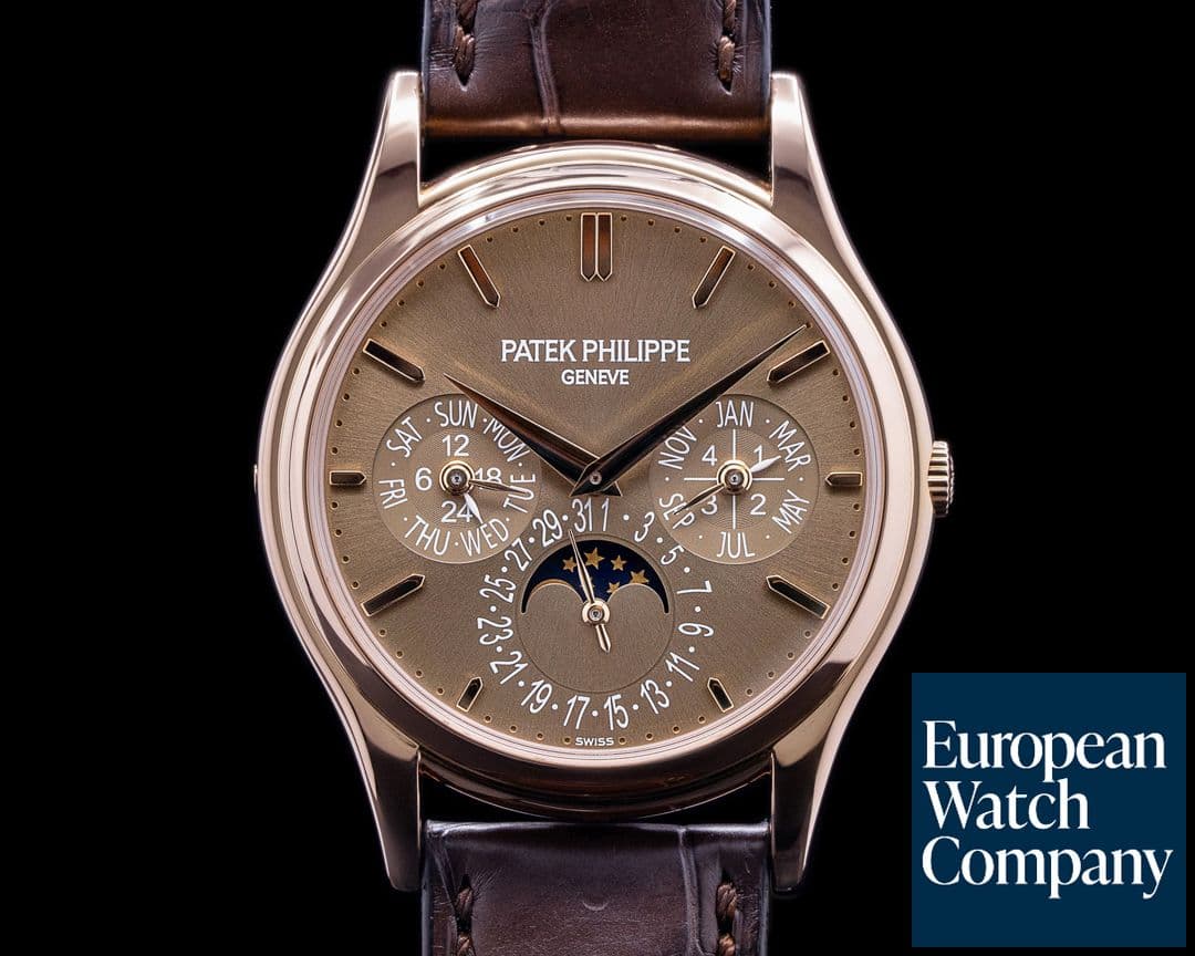 Image of Patek Philippe Perpetual Calendar 5140 Brown Dial 18K Rose Gold