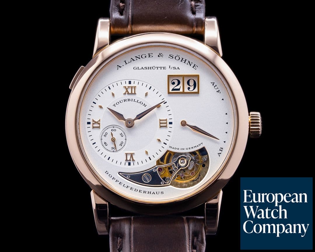 Image of A. Lange and Sohne Lange 1 704.032 Rose Gold Tourbillon Limited Edition