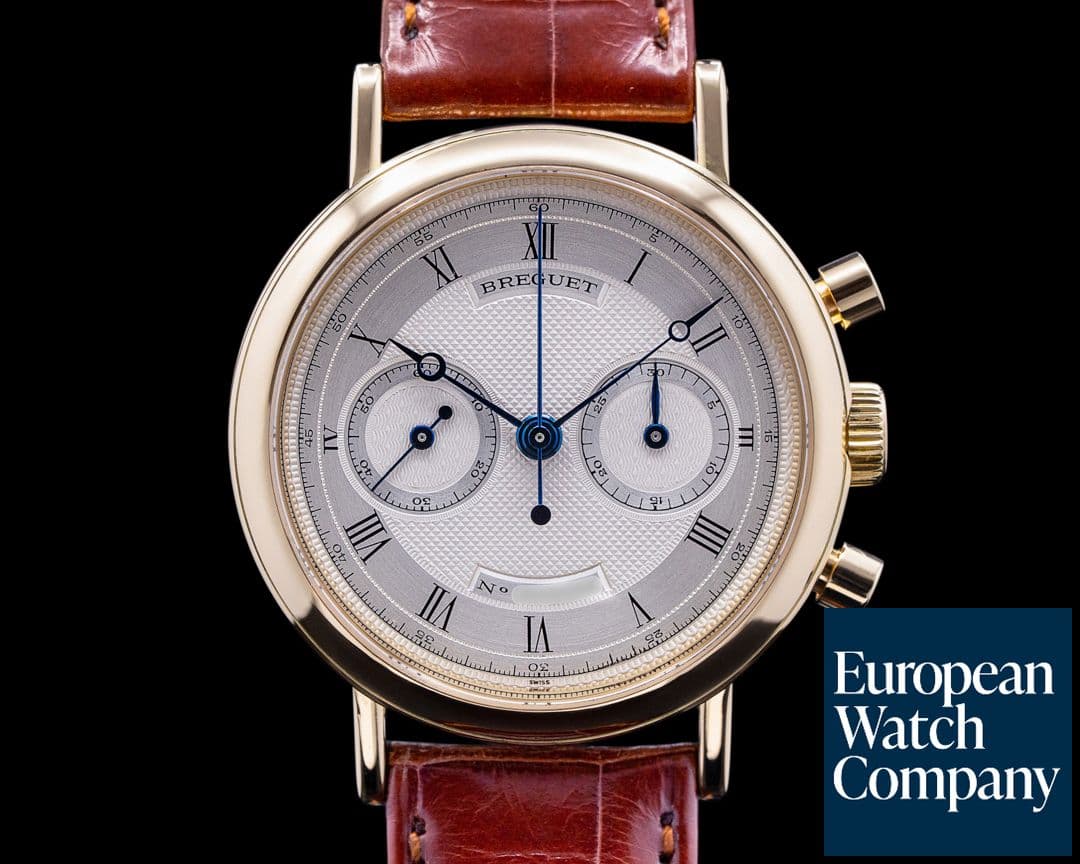 Image of Breguet 3237 Classique Chronograph 18k Yellow Gold RARE