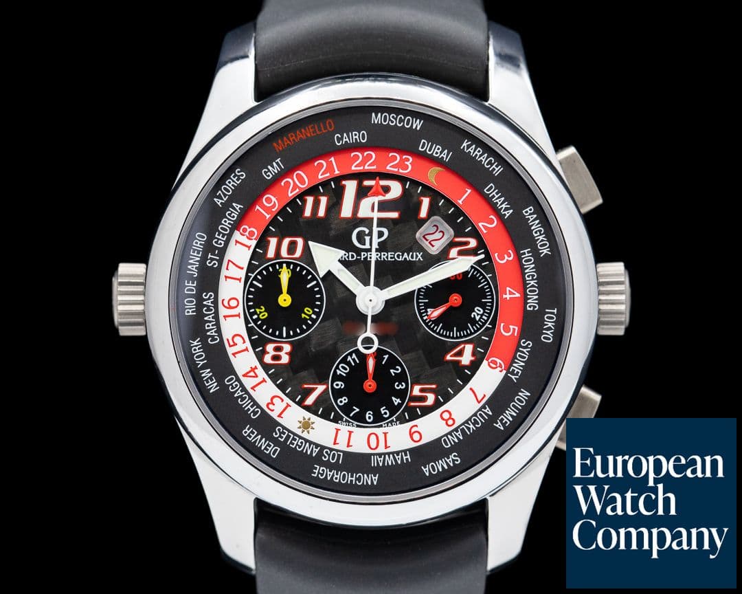 Image of Girard Perregaux World Time WW.TC Ferrari Titanium