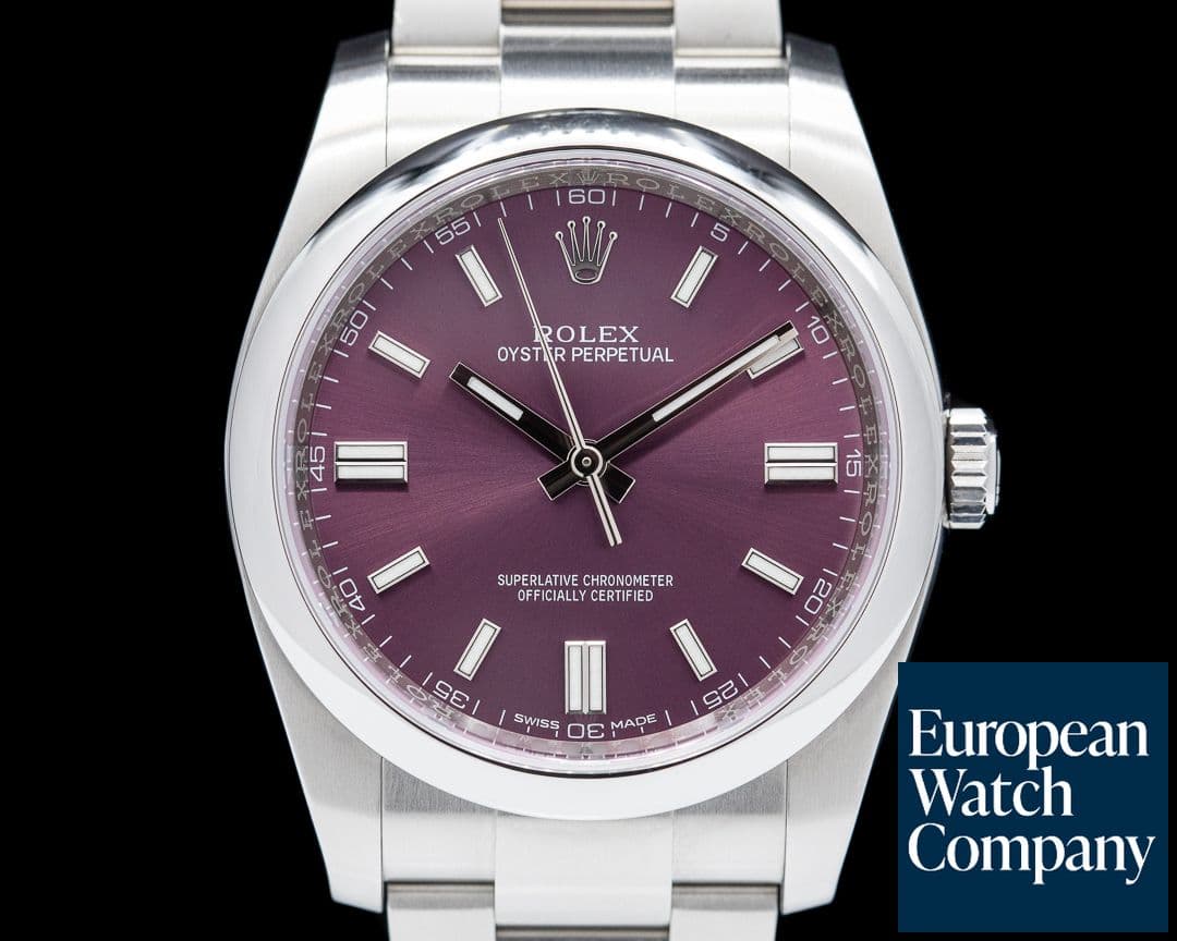 Image of Rolex Oyster Perpetual 116000 SS Grape Dial 