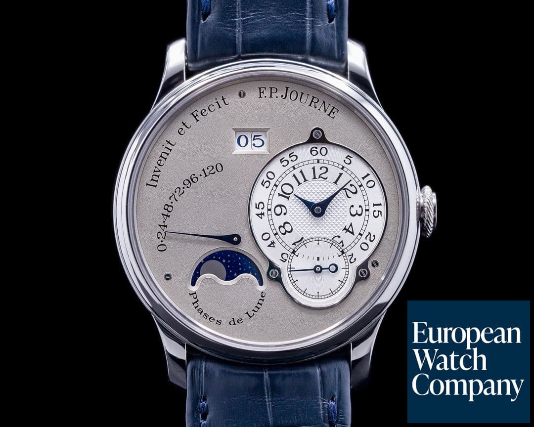 Image of F. P. Journe Octa Lune Automatic Platinum WG Dial Brass Movement 38MM 