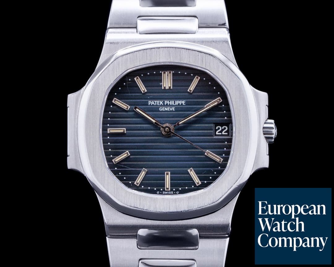 Image of Patek Philippe Nautilus 3800 Automatic Blue Dial SS BOX + PAPERS