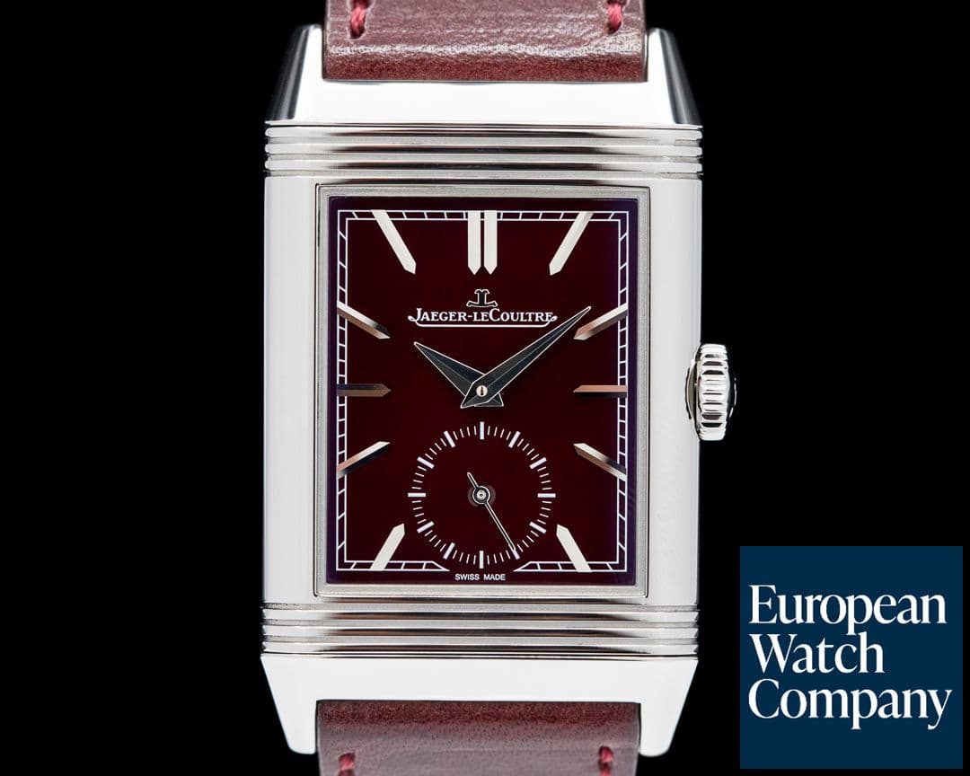 Image of Jaeger LeCoultre Reverso Tribute Small Seconds Burgundy