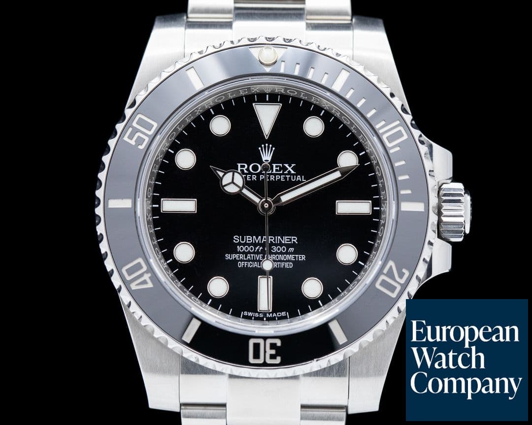 Image of Rolex Submariner No Date Ceramic Bezel SS