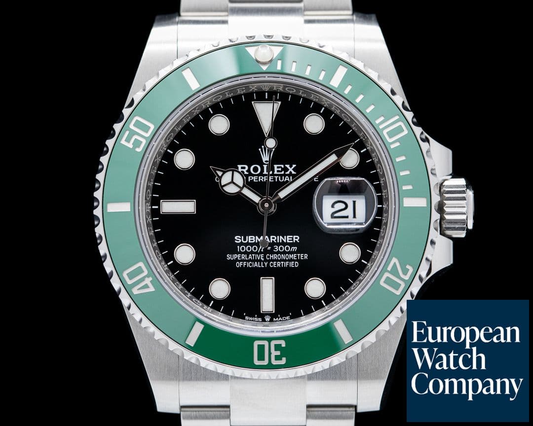 Image of Rolex Submariner Date 126610LV Kermit GREEN Ceramic Bezel 2021