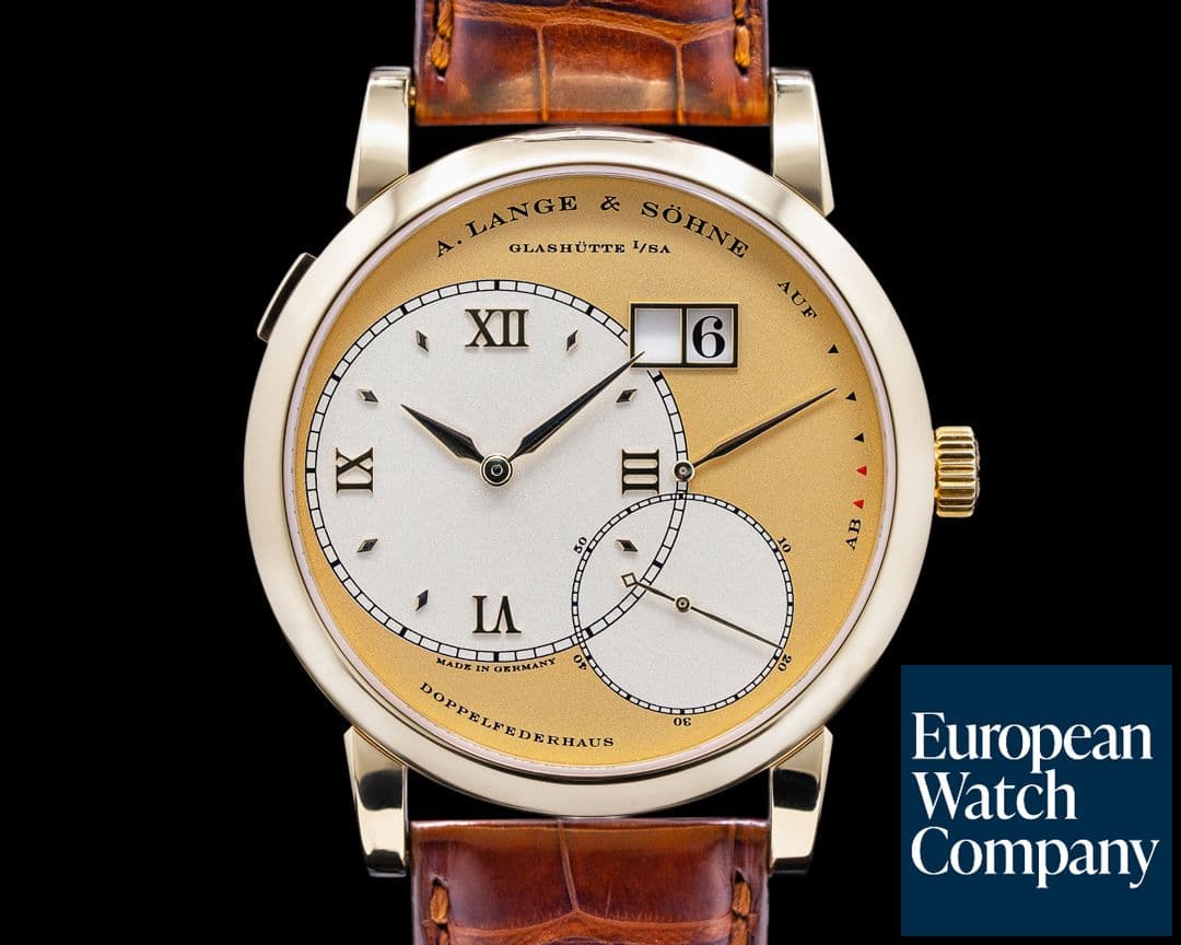 Image of A. Lange and Sohne Grand Lange 1 18K Yellow Gold / Champagne Dial + LANGE SERVICE 
