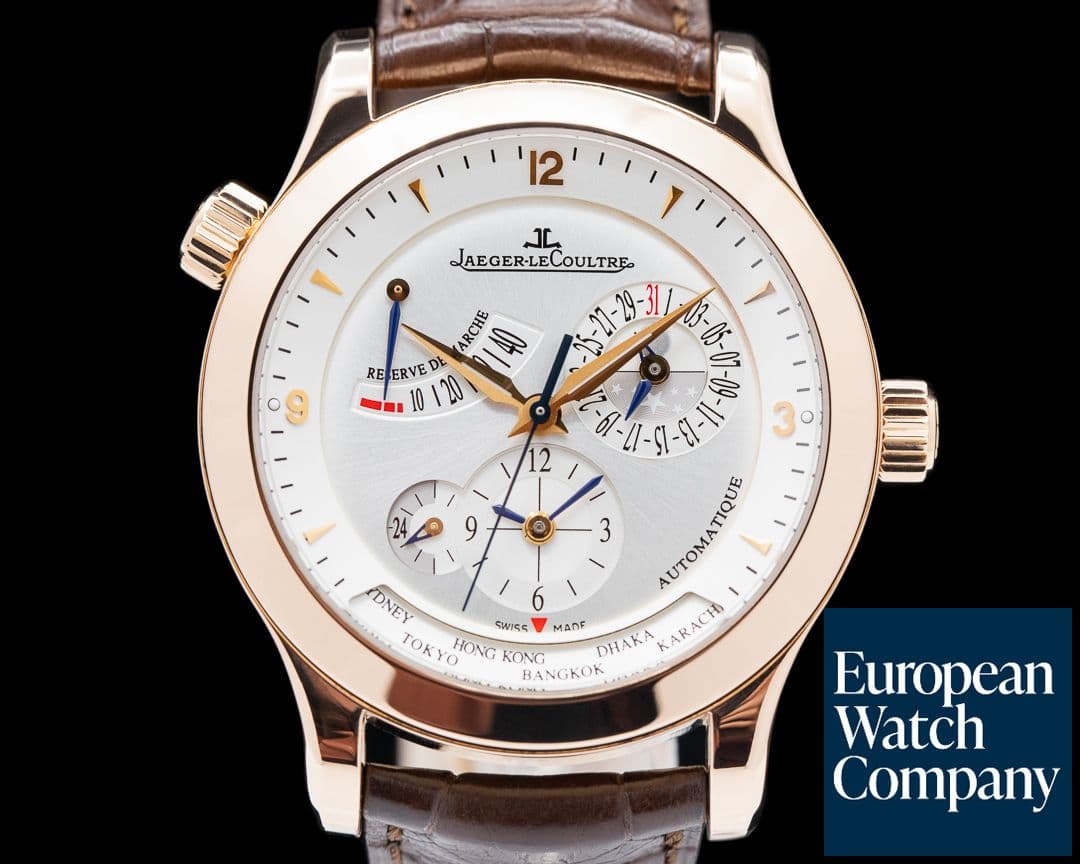 Image of Jaeger LeCoultre Master Geographic 18k Rose Gold