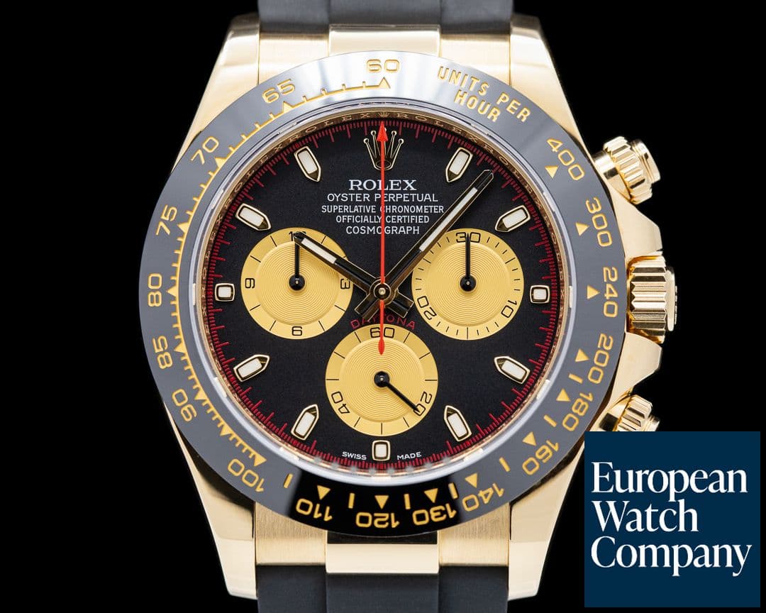 Image of Rolex Daytona 116518LN Black Dial 18K Yellow Gold