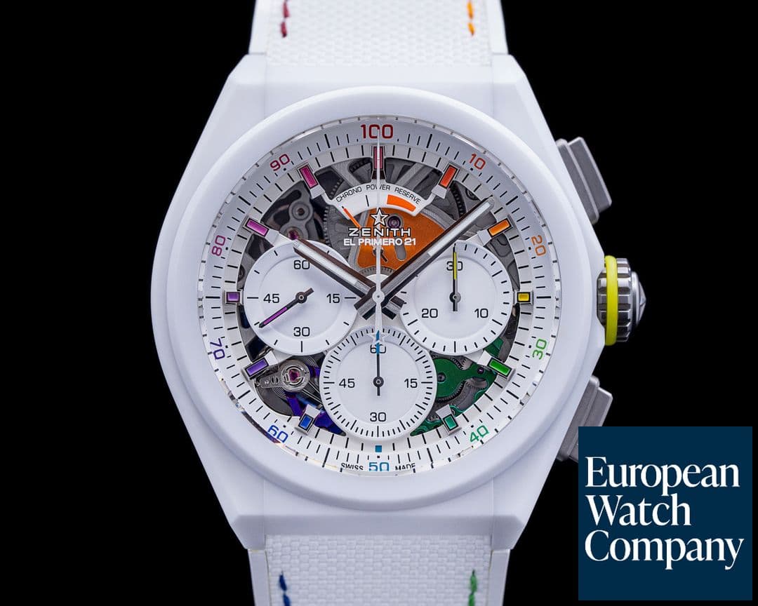 Image of Zenith Defy 21 CHROMA Ceramic White LIMITED Ref 49.9010.9004/01.R947
