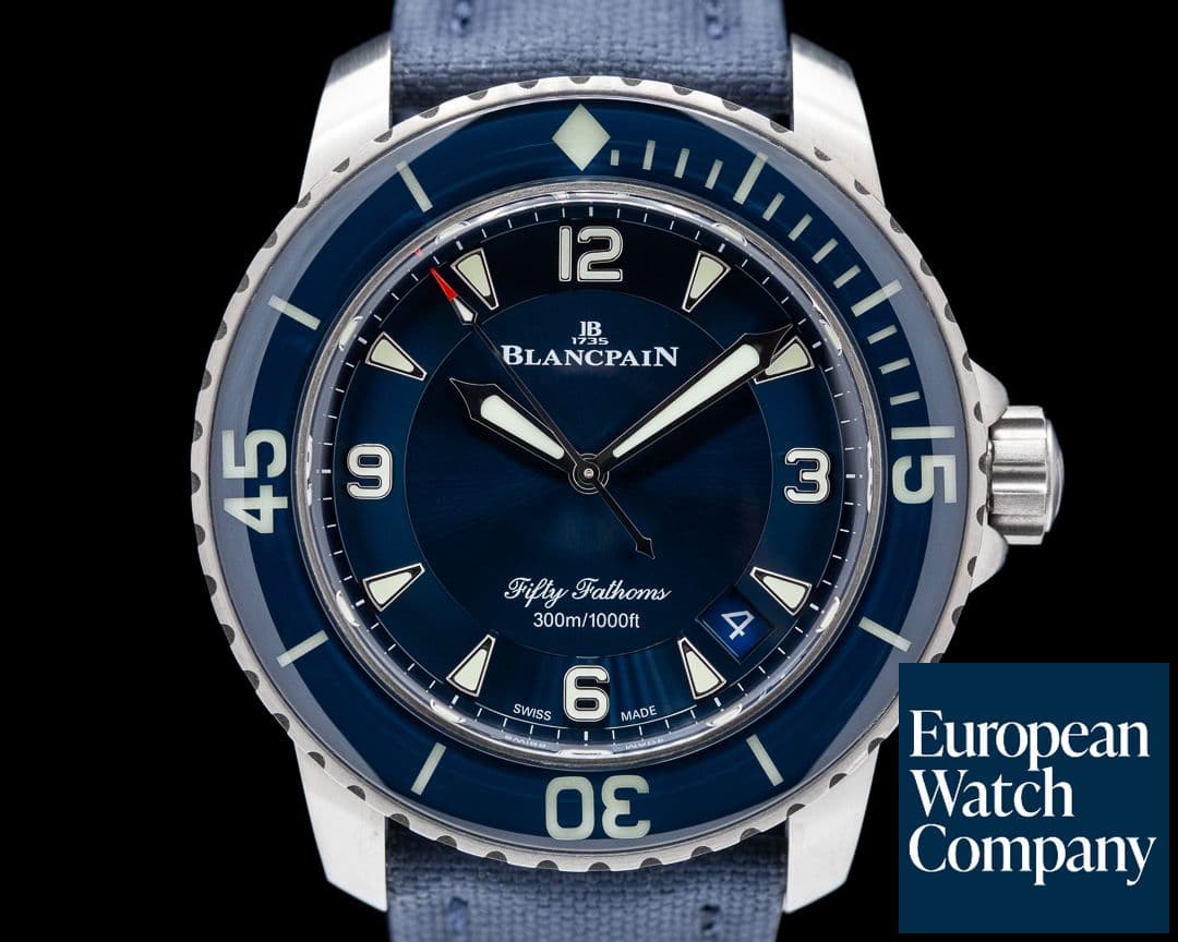 Image of Blancpain Blancpain 5015-1240-52A Fifty Fathoms Titanium 2022