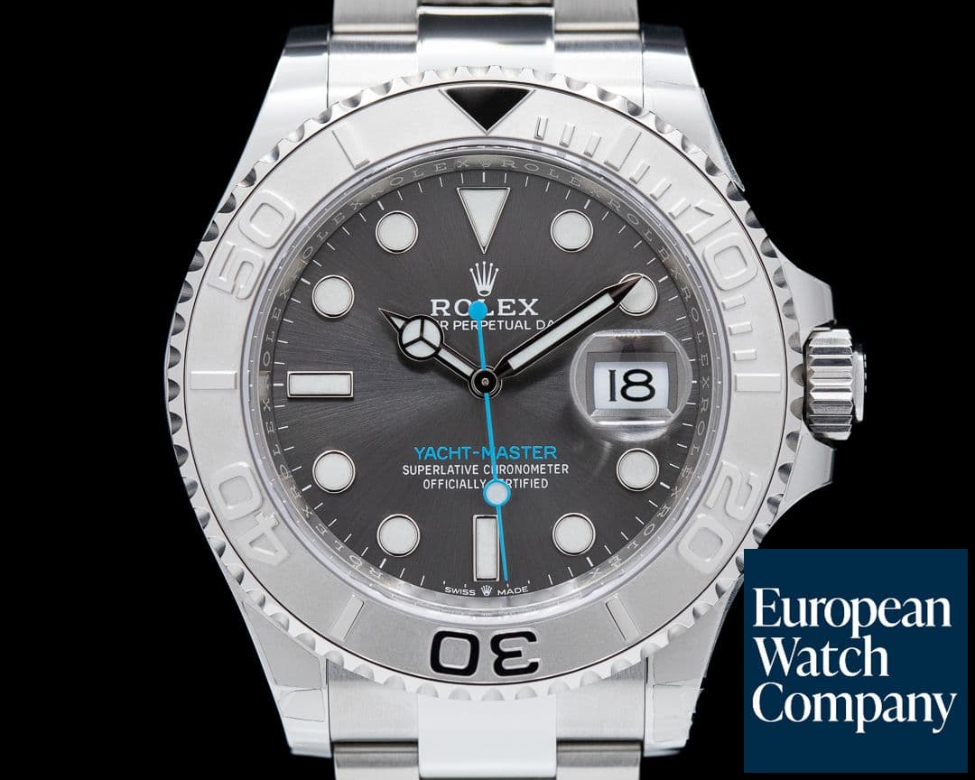 Image of Rolex Yacht Master SS Dark Rhodium Dial / Platinum Bezel 2022