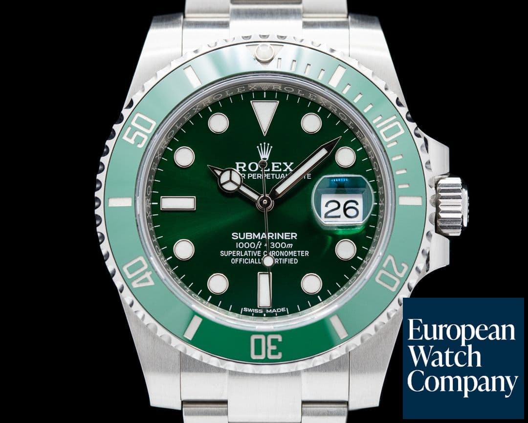 Image of Rolex Submariner "Hulk" Green Ceramic Bezel Green Dial SS 2018