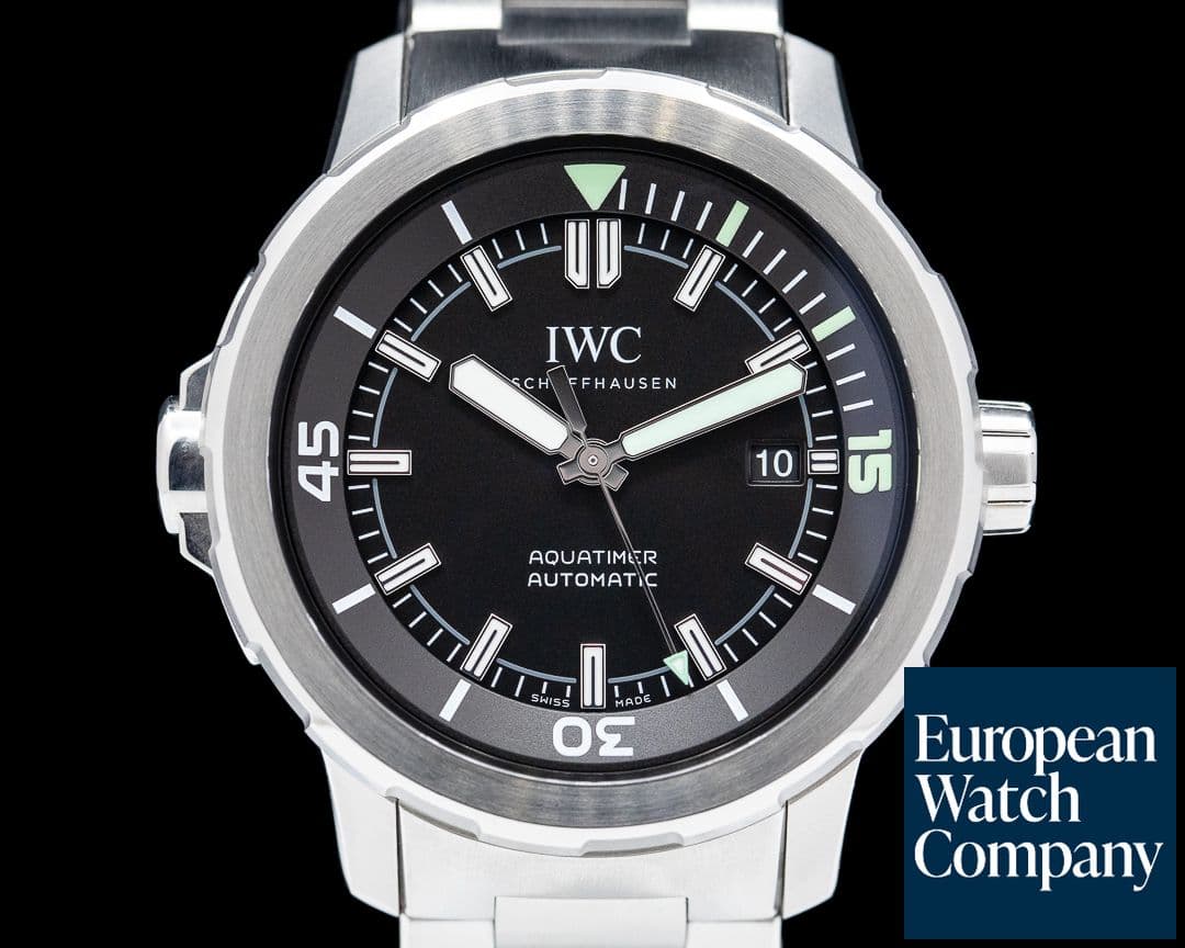 Image of IWC Aquatimer Automatic Black Dial SS / SS