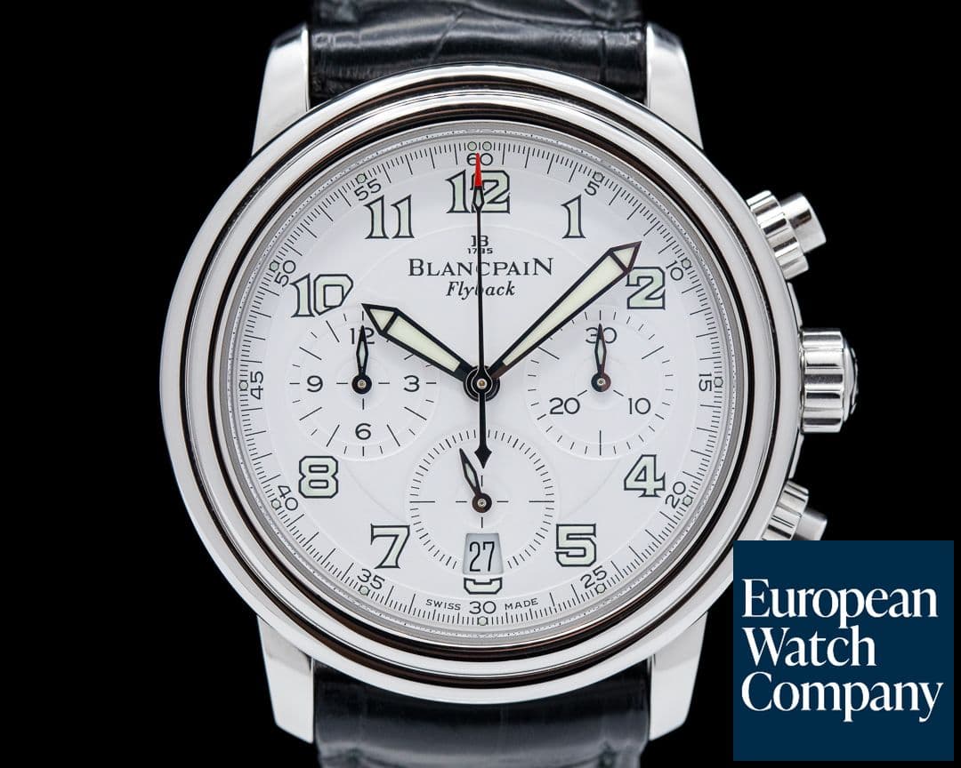 Image of Blancpain Flyback Chronograph Silver Dial SS