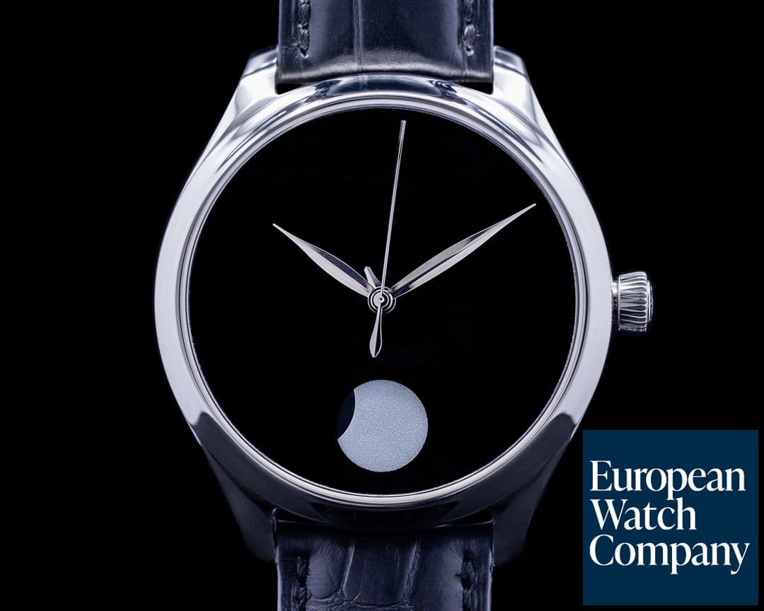 Image of H. Moser and Cie. Endeavour Perpetual Moon Concept SS VANTABLACK LE