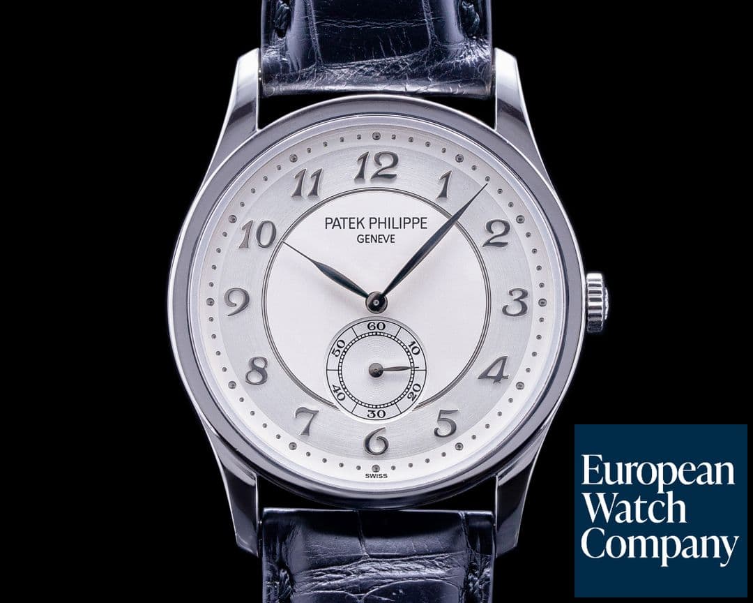 Image of Patek Philippe Calatrava Platinum 5196P Silver Dial Arabic Numerals