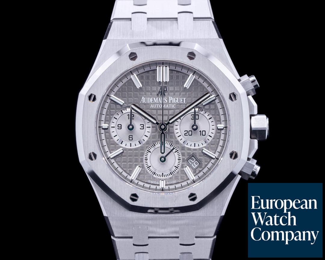 Image of Audemars Piguet Royal Oak Chronograph Ruthenium Dial SS 38MM 