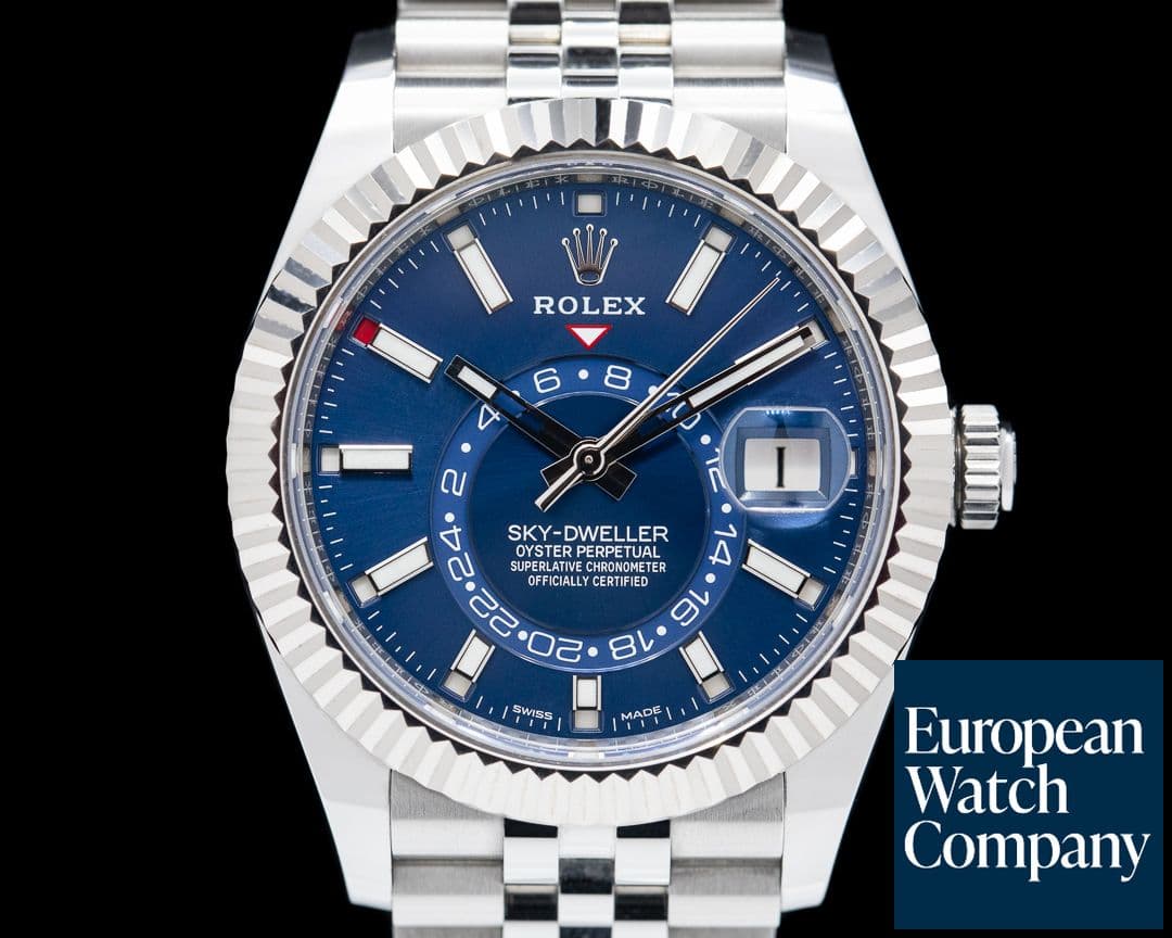 Image of Rolex Sky Dweller 326934 Steel Blue SS / Jubilee