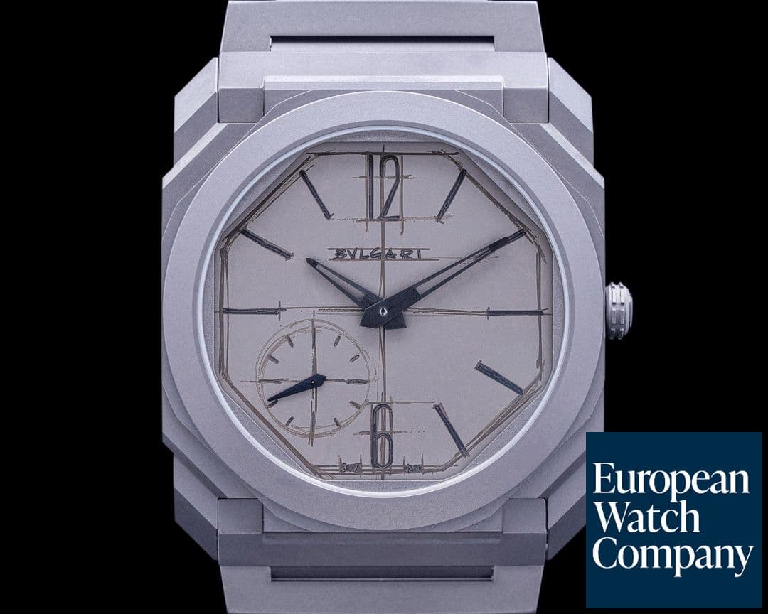 Image of Bulgari Octo Finissimo 10th Anniversary "Sketch Dial" Titanium UNWORN