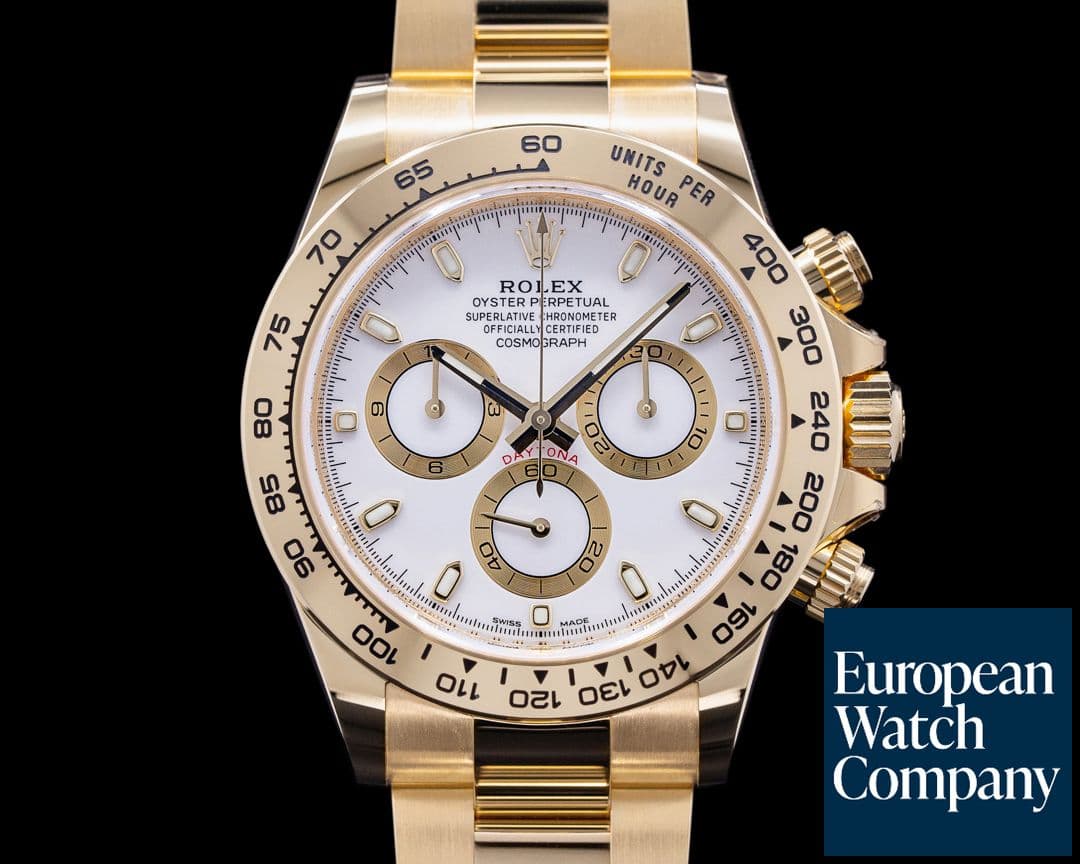 Image of Rolex Daytona 116508 18k Yellow Gold / Bracelet White Dial UNWORN 2022