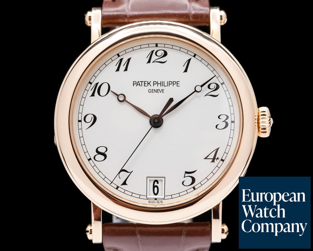 Image of Patek Philippe Calatrava 5053 Officers Case 18K Rose Gold FULL SET