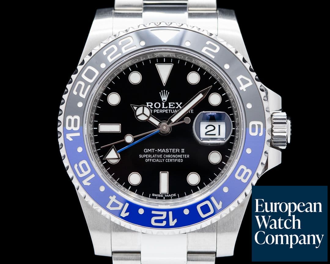Image of Rolex GMT Master II 116710 Ceramic "Batman" SS
