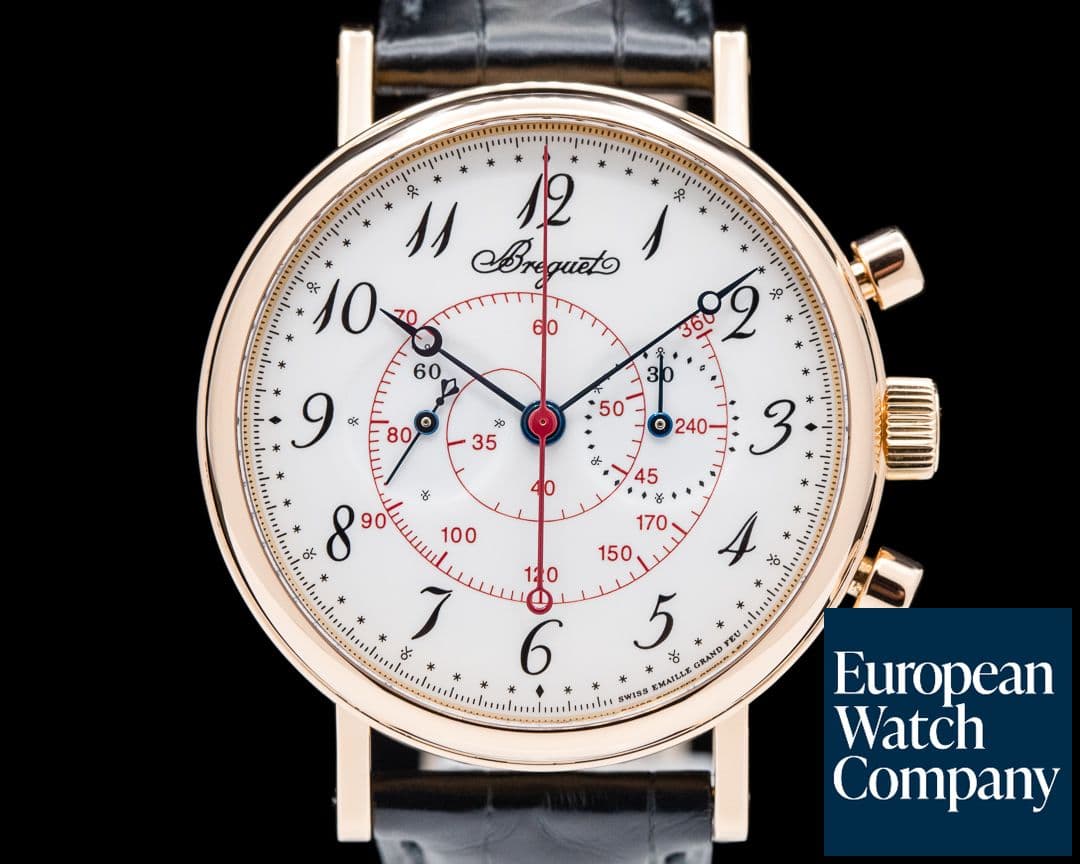 Image of Breguet Classique Chronograph 5247 18k Rose Gold