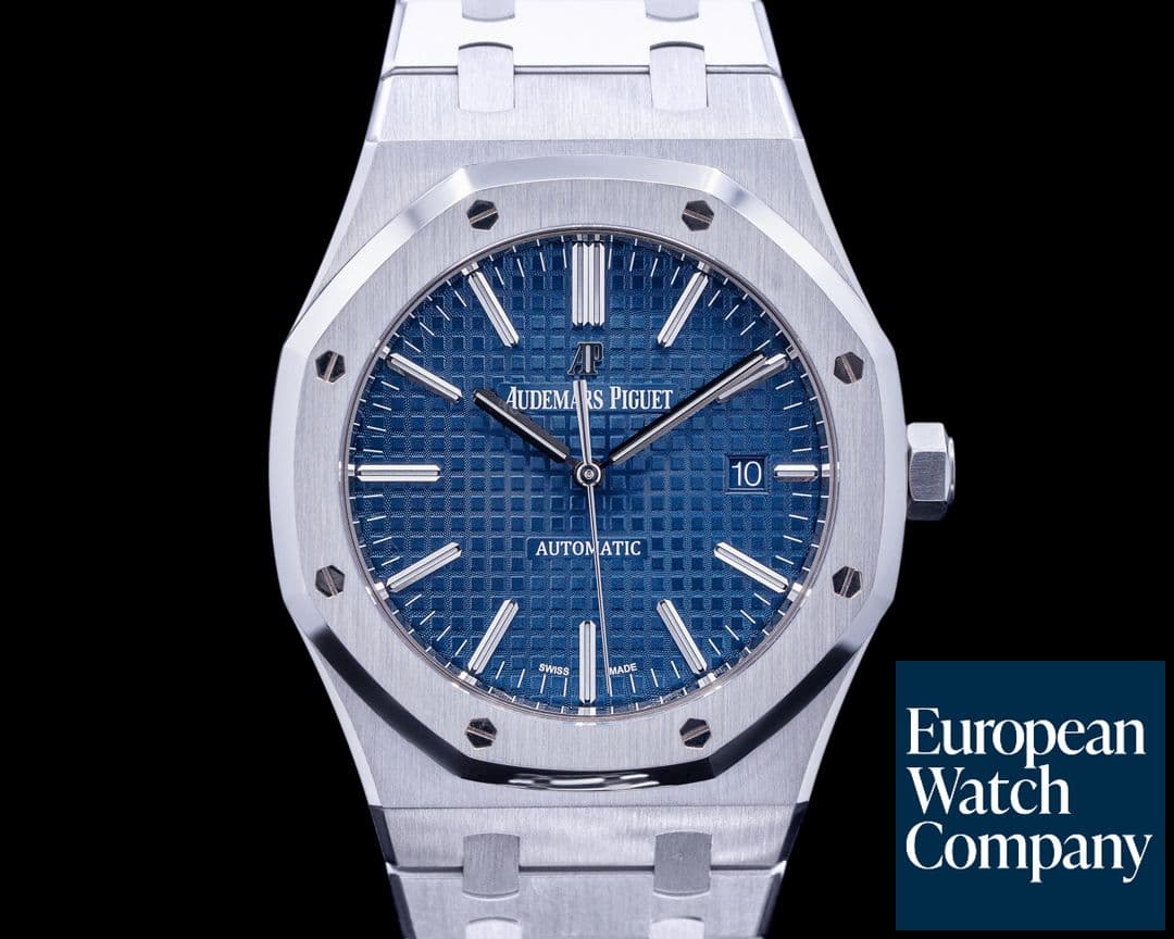 Image of Audemars Piguet Royal Oak 15400ST "BOUTIQUE ONLY" Blue Dial SS