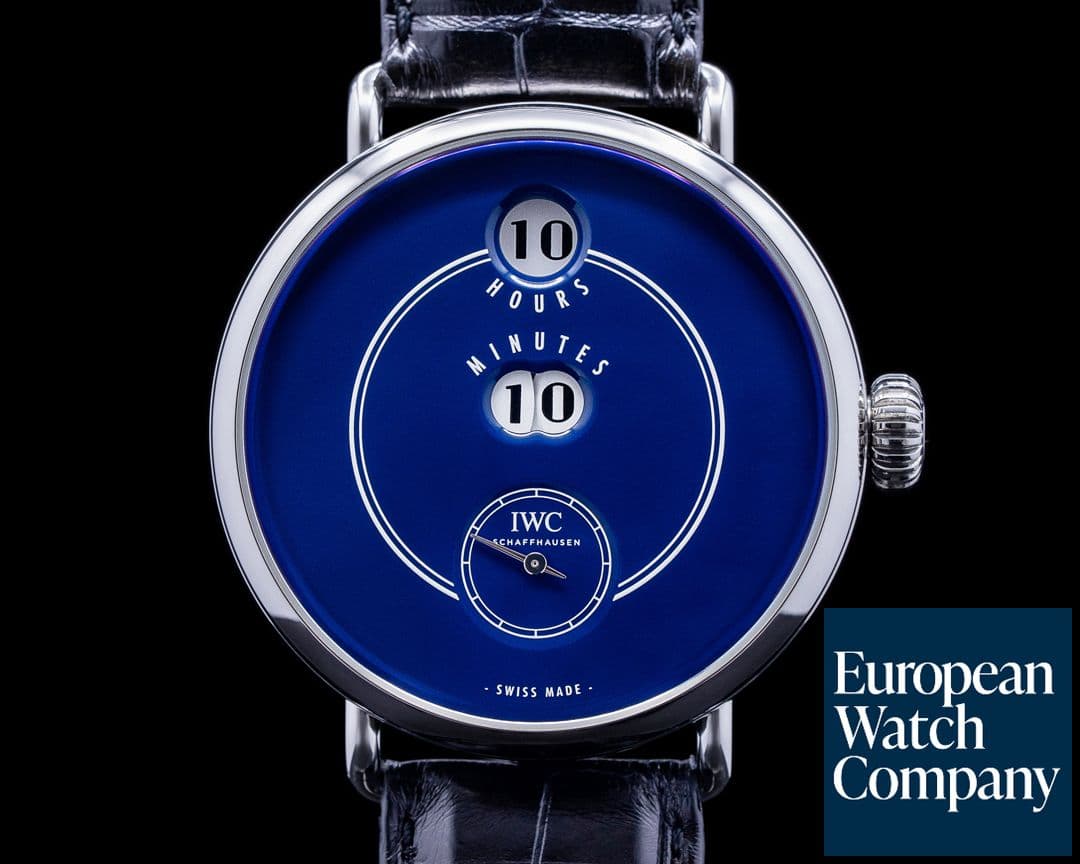Image of IWC Tribute to Pallweber Edition "150 Years" Blue Dial LIMITED