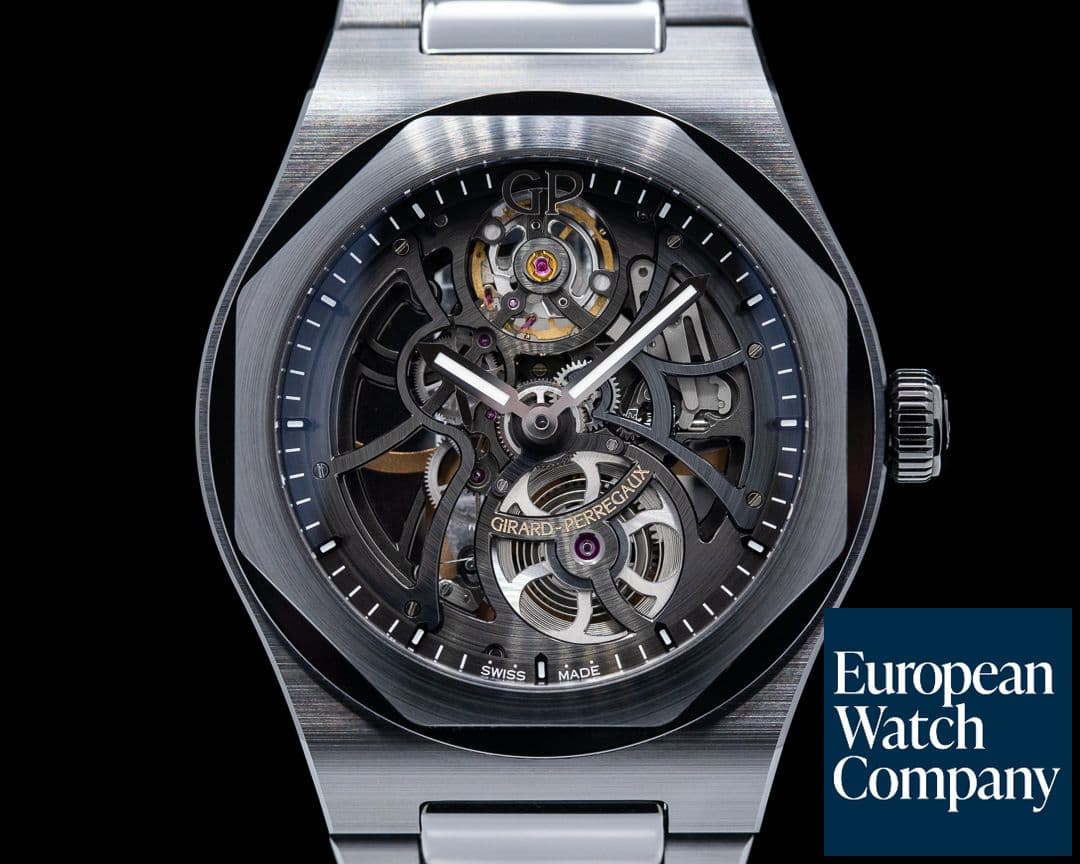 Image of Girard Perregaux Laureato Skeleton Black Ceramic 2022