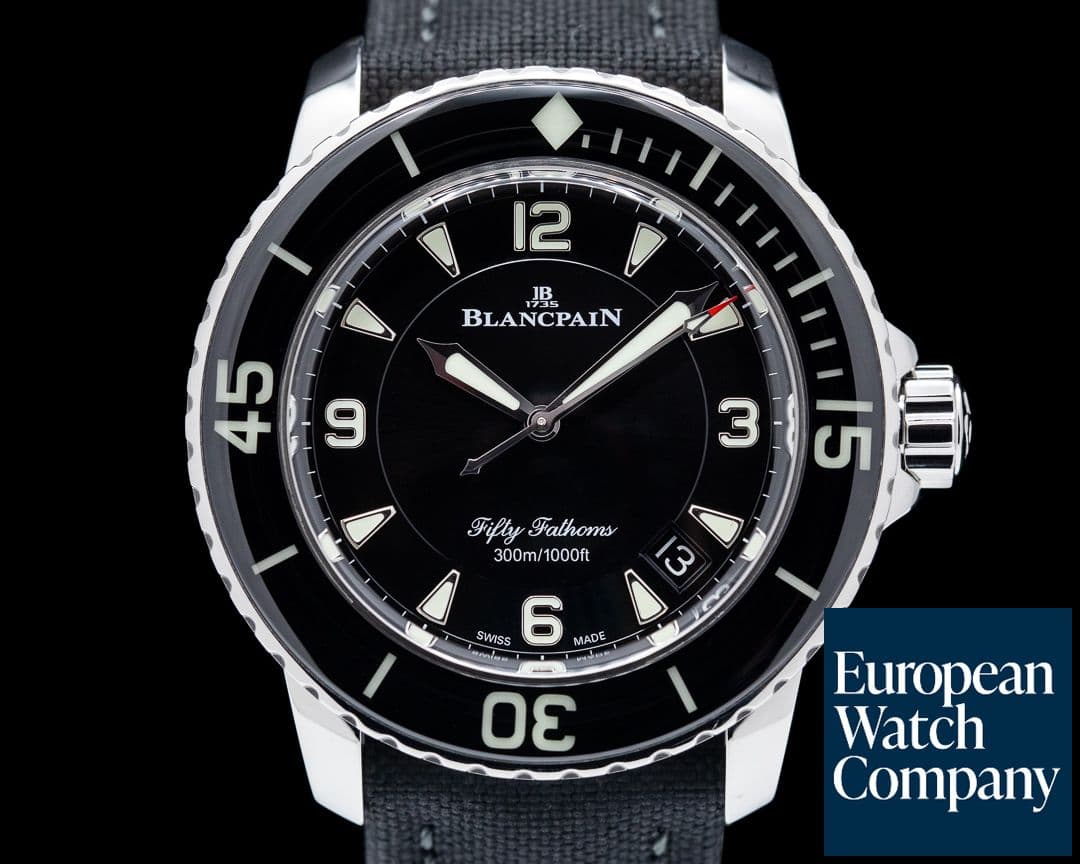 Image of Blancpain Fifty Fathoms Automatic SS / Kevlar
