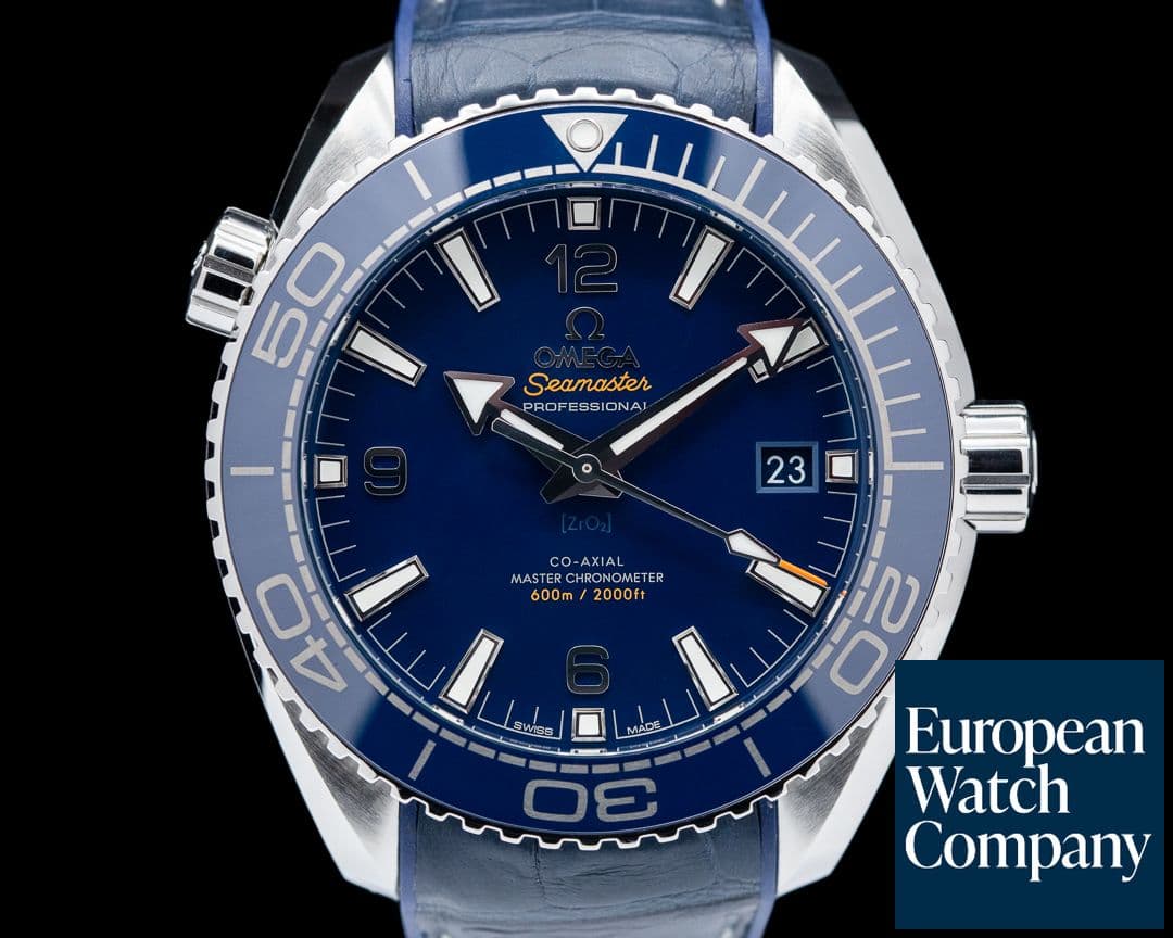 Image of Omega Seamaster Planet Ocean Co-Axial Blue Dial SS