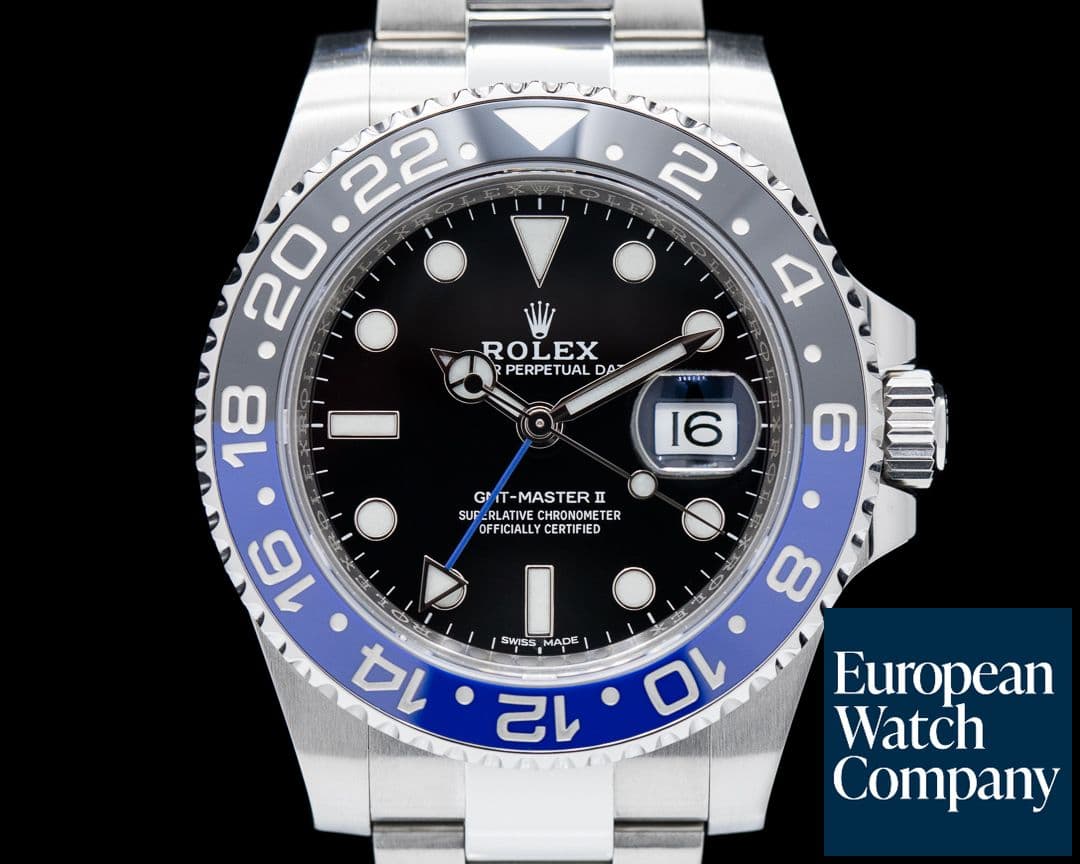 Image of Rolex GMT Master II Ceramic Black & Blue SS