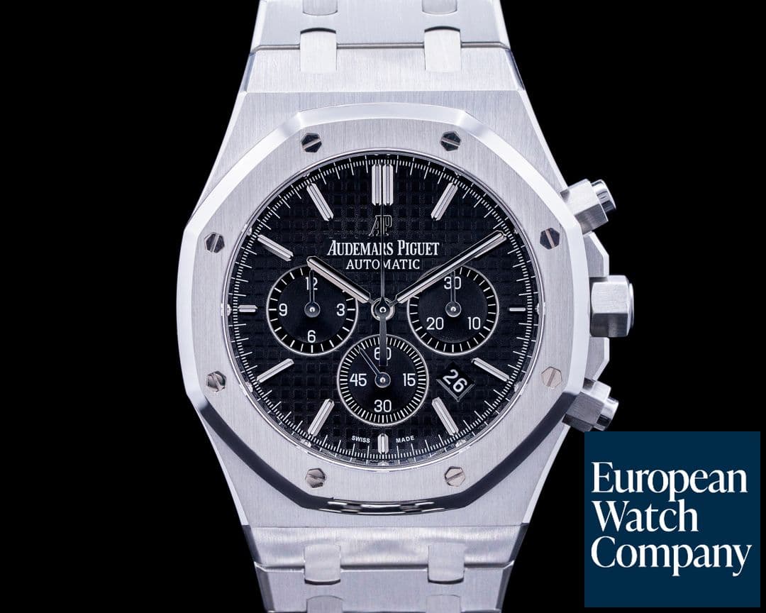 Image of Audemars Piguet Royal Oak Chronograph Black Dial SS 41MM