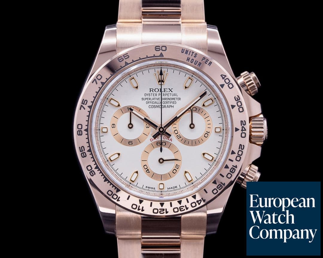 Image of Rolex Daytona 116505 Everose Gold Ivory Dial 2020