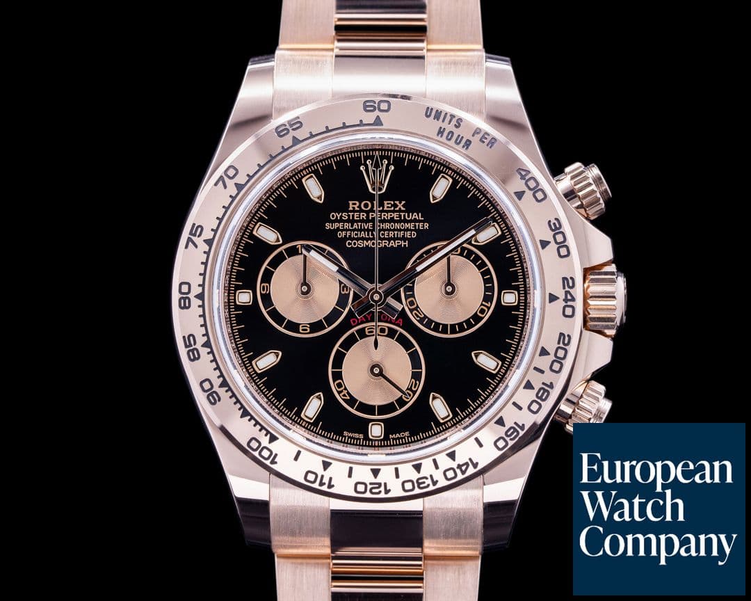 Image of Rolex Daytona Everose 116505 Black Dial 18K Rose Gold / Bracelet 2022