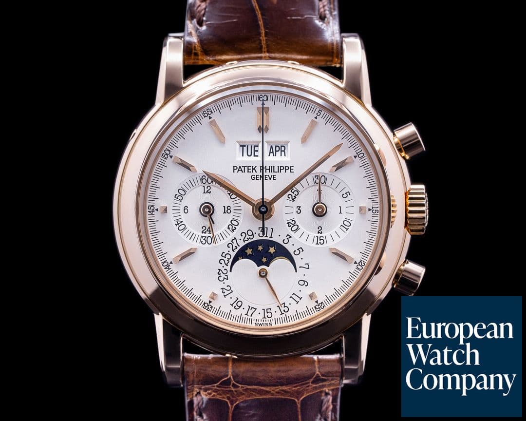 Image of Patek Philippe Perpetual Calendar 3970R Chronograph 18K Rose Gold 
